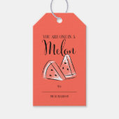 Funny Fruit Pun Melon Valentijn Gift Labels Cadeaulabel (Voorkant)
