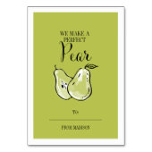 Funny Fruit Pun Pear Classroom Valentijn Card Kaart (Voorkant)