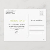 Funny Fruit Pun Perfect Pear Valentijn Briefkaart (Achterkant)