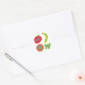 Funny Fruit Ronde Sticker (Envelop)