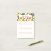Funny Fruit Salad CUSTOMIZE IT-Notitieblok Post-it® Notes (Op bureau)