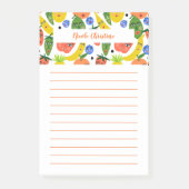 Funny Fruit Salad CUSTOMIZE IT-Notitieblok Post-it® Notes (Voorkant)