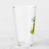 Funny Fruitcake Button Glas (Rechts)