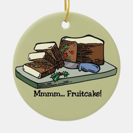 Funny Fruitcake Ornament (Voorkant)