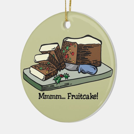 Funny Fruitcake Ornament (Links)