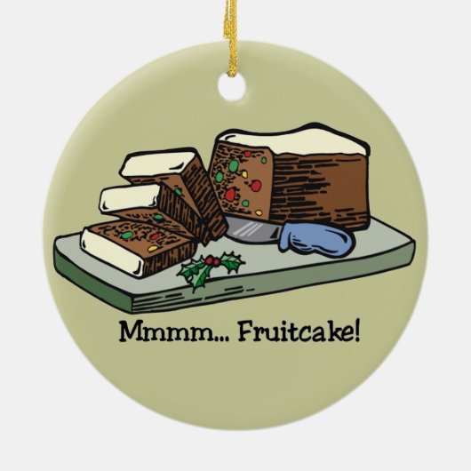 Funny Fruitcake Ornament (Achterkant)
