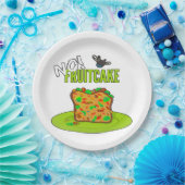 Funny Fruitcake Papieren Bordje (Feest)