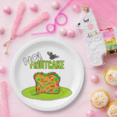 Funny Fruitcake Papieren Bordje (Feest)