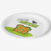 Funny Fruitcake Papieren Bordje (Gekanteld)