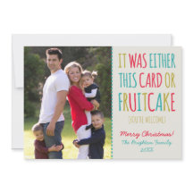 Funny Fruitcake Prettige feestdagen