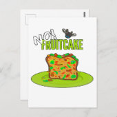 Funny Fruitcake T-shirt Briefkaart (Voorkant / Achterkant)