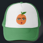 Funny Fruits Oranje Citrus Trucker Pet<br><div class="desc">Haal de fiesta in deze leuke vrachtwagenhoed met een fruitpatroon. Waterverf kunst alleen voor jou! Bekijk mijn winkel voor meer design!</div>