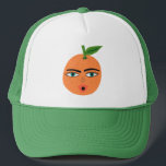Funny Fruits Oranje Citrus Trucker Pet<br><div class="desc">Haal de fiesta in deze leuke vrachtwagenhoed met een fruitpatroon. Waterverf kunst alleen voor jou! Bekijk mijn winkel voor meer design!</div>