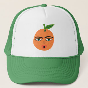Funny Fruits Oranje Citrus Trucker Pet