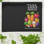 Funny Fruits Veggies Tales from Produce Grocery Theedoek (Gevouwen)