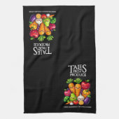 Funny Fruits Veggies Tales from Produce Grocery Theedoek (Verticaal)