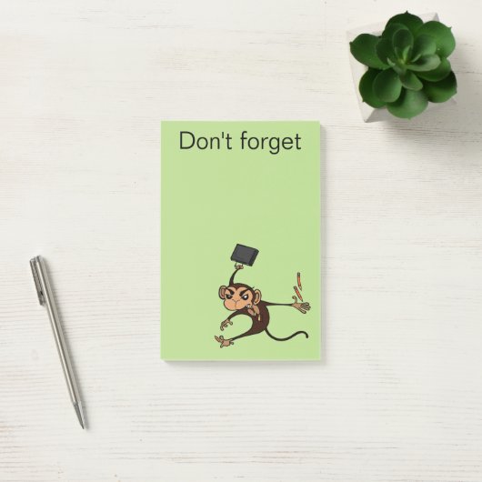 FUNNY FRUSTRATED MONKEY POST IT NOTEPAD POST-IT® NOTES (Kantoor)