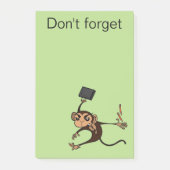 FUNNY FRUSTRATED MONKEY POST IT NOTEPAD POST-IT® NOTES (Voorkant)