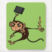 FUNNY FRUSTRATED MONKEY VERTICAL MUISMAT (Voorkant)
