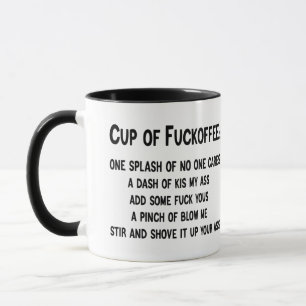 Funny Fuc*k off Coffee, grappige ideeën voor hem Mok