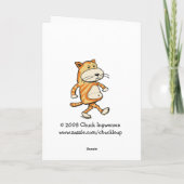 Funny Full Boar Birthday Kaart (Achterkant)