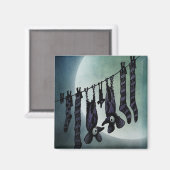 Funny Full Moon Bats Magneet (Voorkant / Achterkant)