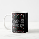 Funny Full Of Christmas Cheer Beer Ugly Matching C Koffiemok (Links)