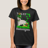 Funny Full of Shenanigans Westie Dog St Patrick's T-shirt (Voorkant)