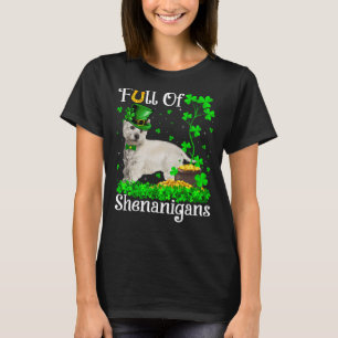 Funny Full of Shenanigans Westie Dog St Patrick's T-shirt