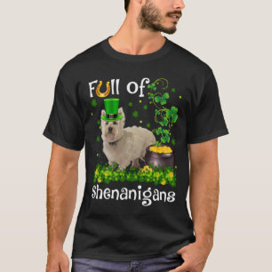 Funny Full of Shenanigans Westie Dog St Patrick's T-shirt
