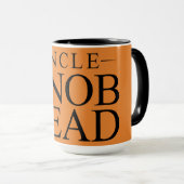 Funny Fun Oom Quote - Oom Knob Head - Favoriet Mok (Voorkant rechts)