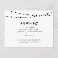 Funny & Fun Sushi RSVP Briefkaart - Kraft