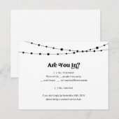 Funny & Fun Sushi RSVP Briefkaart - Kraft (Voorkant / Achterkant)