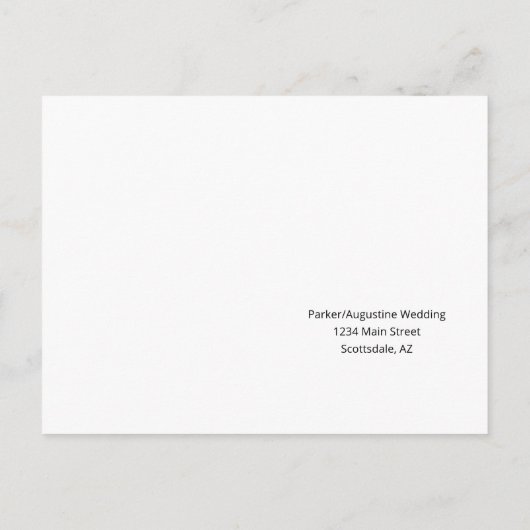 Funny & Fun Sushi RSVP Briefkaart - Kraft (Achterkant)