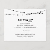 Funny & Fun Sushi RSVP Briefkaart - Kraft (Voorkant)