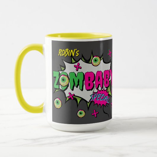 Funny Fun ‘ZomBaby’ Special Pop Art Mok (Links)