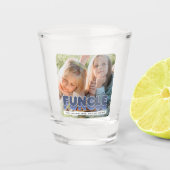 Funny Funcle Oom Foto Shot Glas (Voorkant)