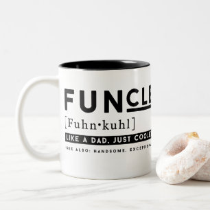 Funny Funding Definition - net als een vader koele Tweekleurige Koffiemok