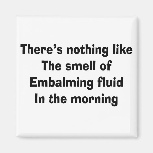 Funny Funeral Director Gifts Magneet (Voorkant)