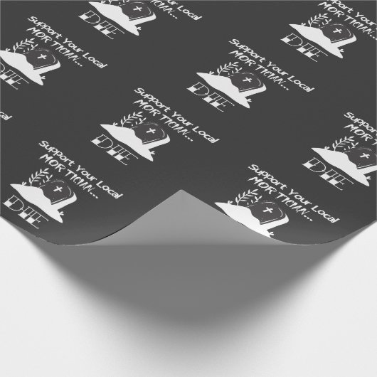 Funny Funeral Director Humor Mortician Support Cadeaupapier (Hoek)