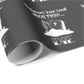 Funny Funeral Director Humor Mortician Support Cadeaupapier (Rol Hoek)