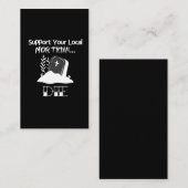 Funny Funeral Director Humor Mortician Support Visitekaartje (Voorkant / Achterkant)