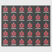 Funny Funeral Director Mortician Last Responder Cadeaupapier (Vlak)