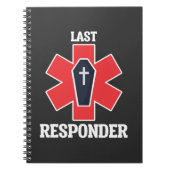 Funny Funeral Director Mortician Last Responder Notitieboek (Voorkant)