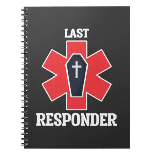 Funny Funeral Director Mortician Last Responder Notitieboek