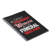 Funny Funeral Director Woman Mortician Mama Notitieboek (Rechterzijde)