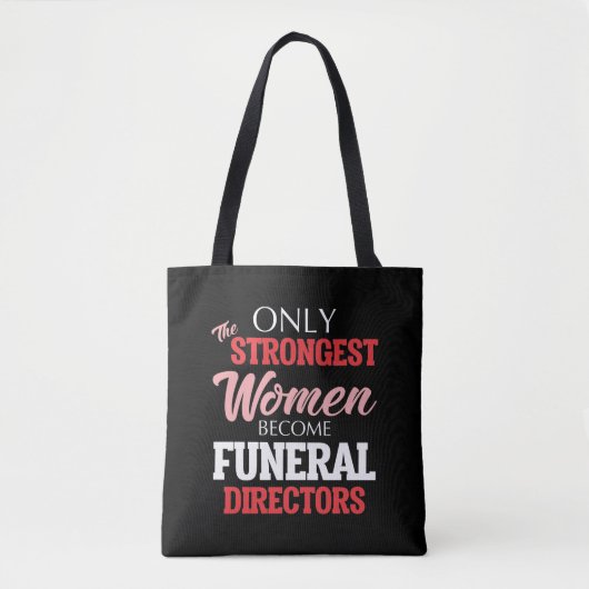 Funny Funeral Director Woman Mortician Mama Tote Bag (Voorkant)