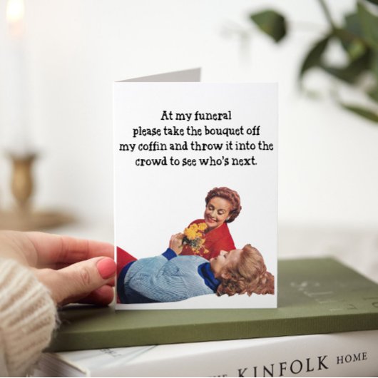 Funny Funeral Getting Older Verjaardag Wenskaart Bedankkaart