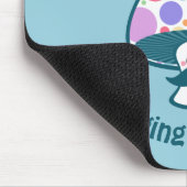 Funny Fungi Mushroom Pun Muismat (Hoek)