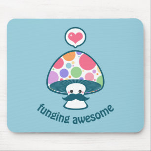 Funny Fungi Mushroom Pun Muismat